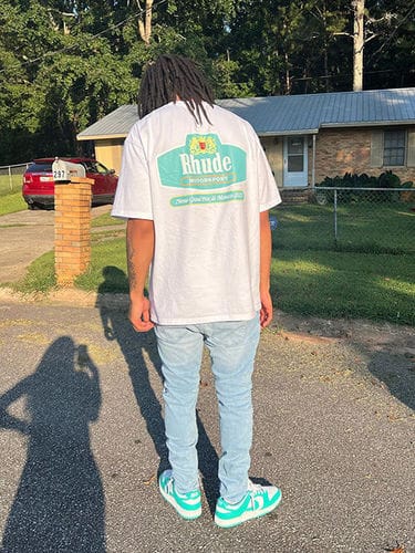 Customer photo review of RHUDE T-Shirts