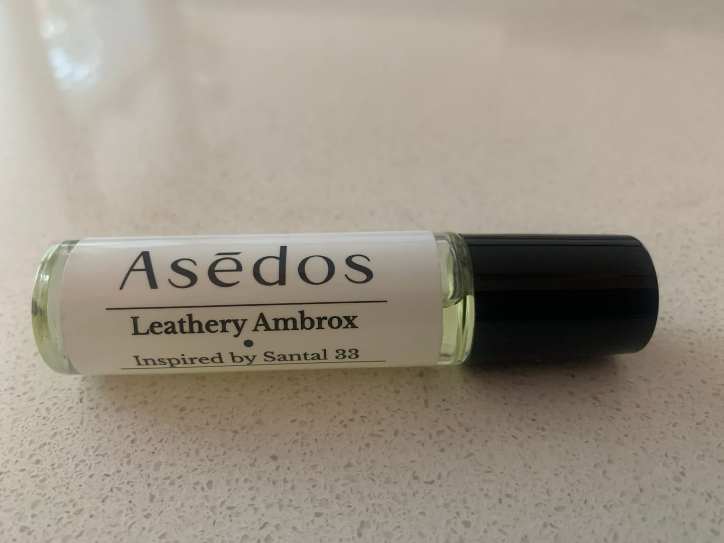 Customer photo review of LEATHERY AMBROX PERFUME OIL