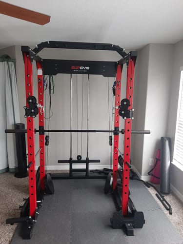 Customer photo review of Major Fitness PLM03 All-In-One Home Gym Power Rack