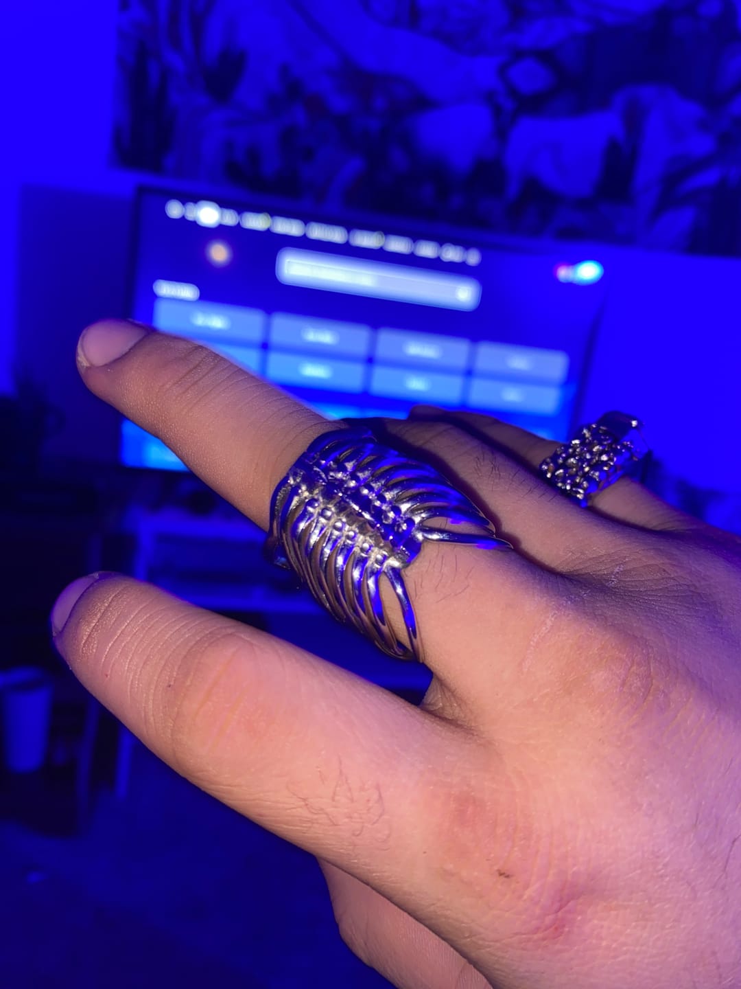 Customer photo review of RIBCAGE RING