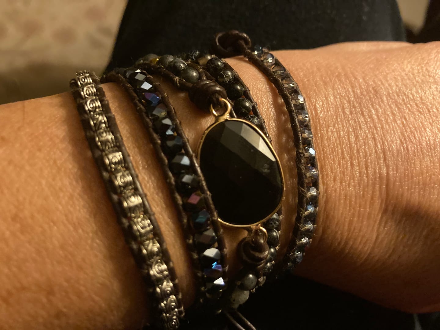 Customer photo review of Black Onyx Strength Wrap