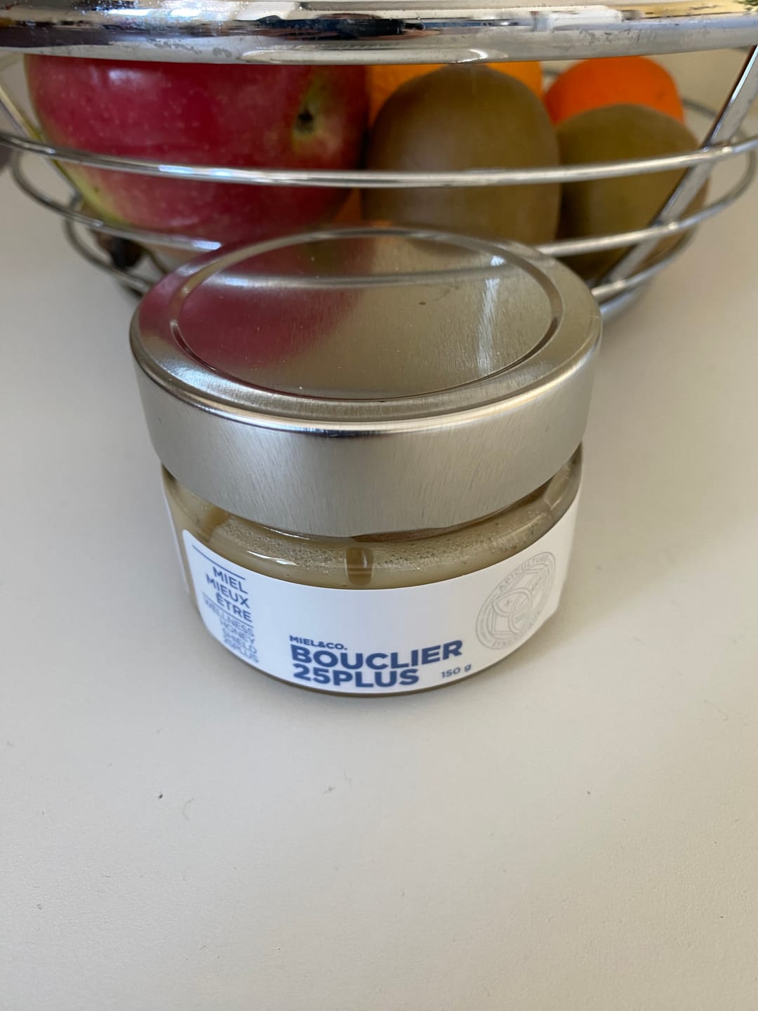 Customer photo review of Miel Mieux-Être Bouclier 25PLUS