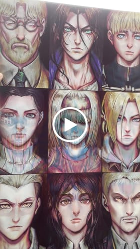 Customer video review of 3D Transition [9 Titans] Lenticular Print