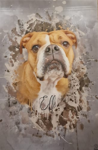 Customer photo review of Aquarell Pawtrait