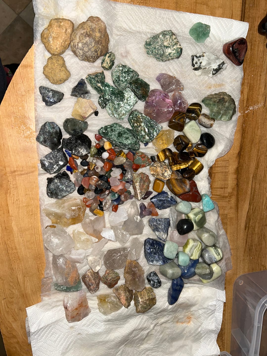 Customer photo review of Scoop of Tumbled Stones