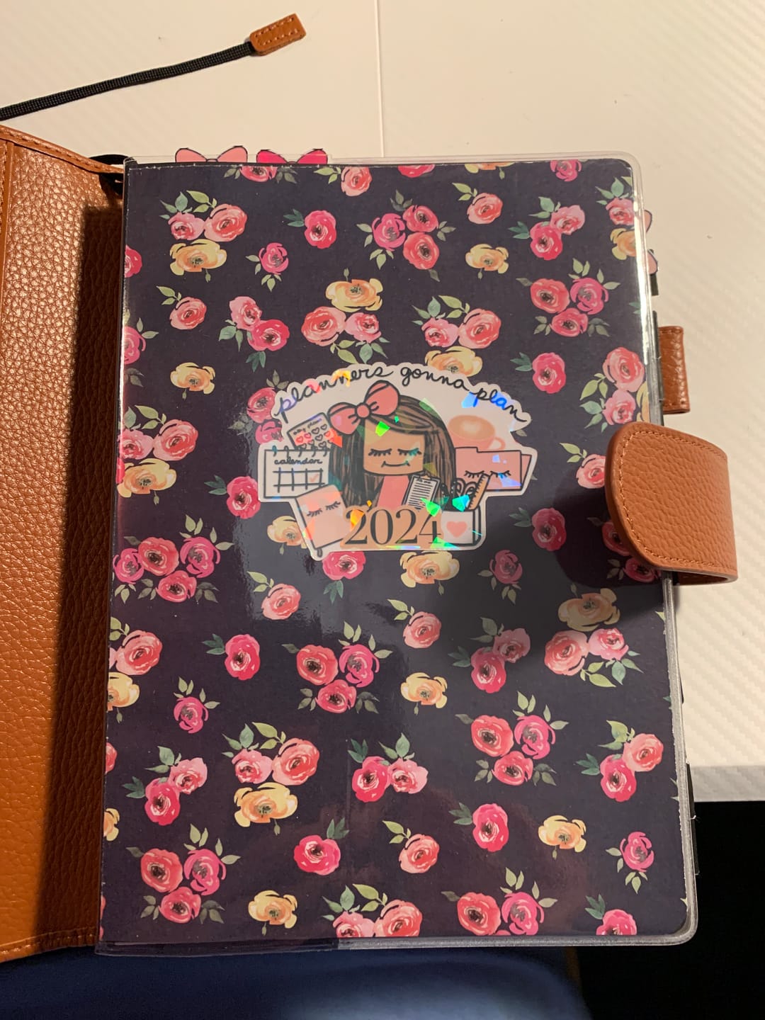 Customer photo review of Vinyl Clear Cover (576pg All-In-One Planner)