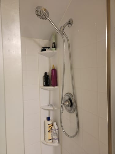 Customer photo review of 1-Spray Handheld Shower Head Set