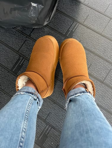 Customer photo review of אינסנסיו גנקשיין - נעלי בית אורטופדיות לנשים