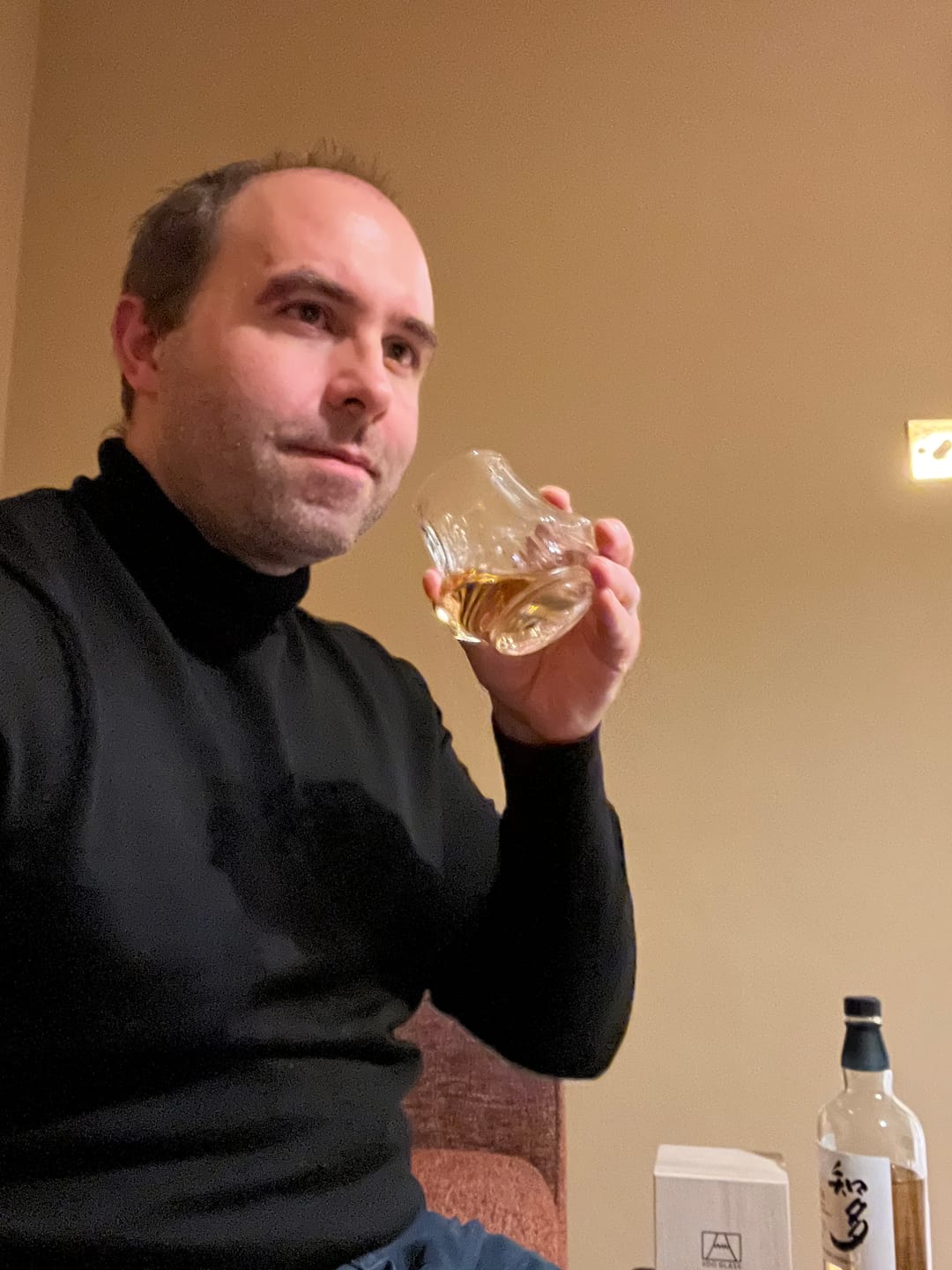 Customer photo review of Fuji - Handmade Japanese Whiskey Glass
