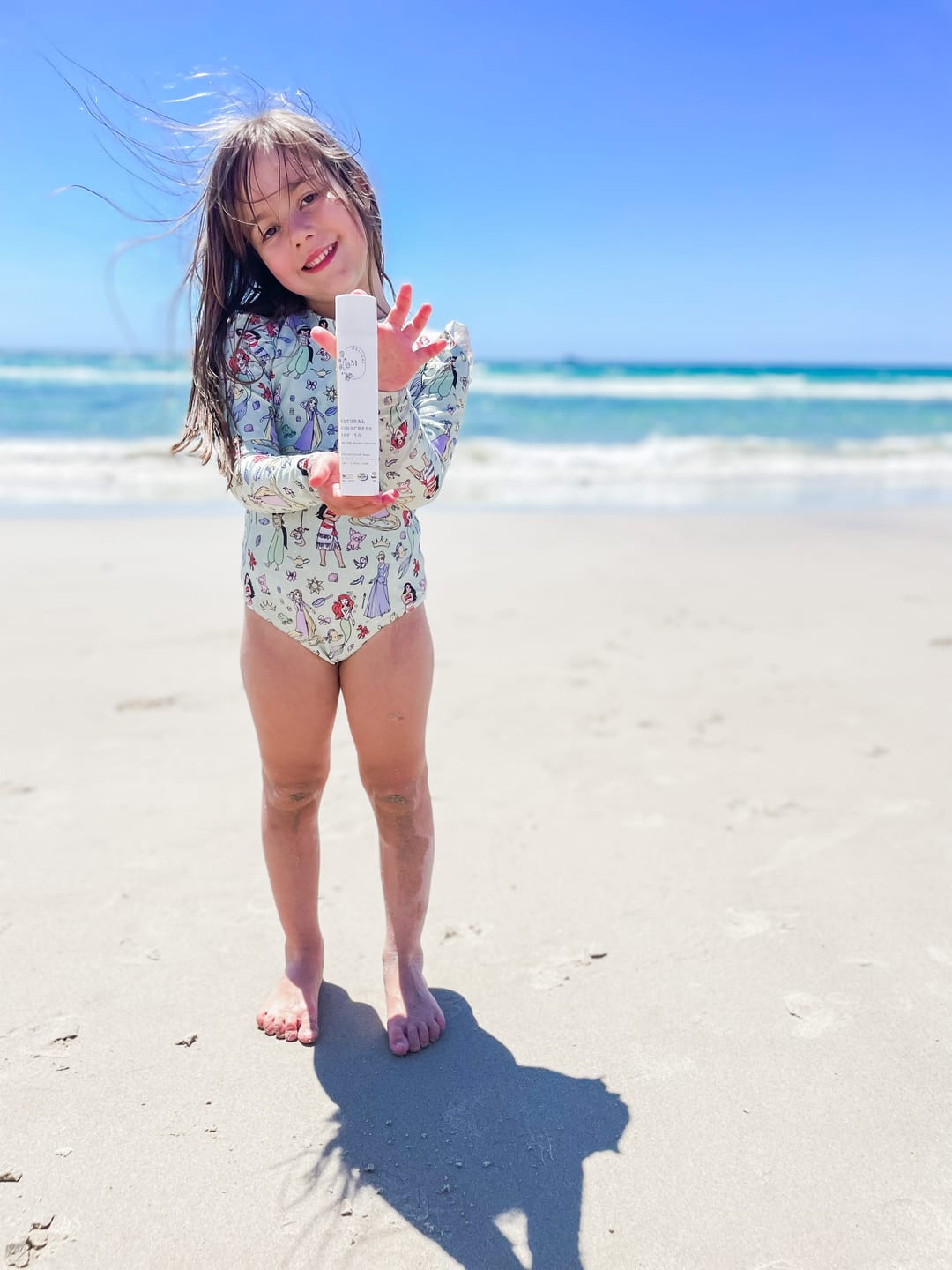 Customer photo review of Natural Sunscreen SPF 50