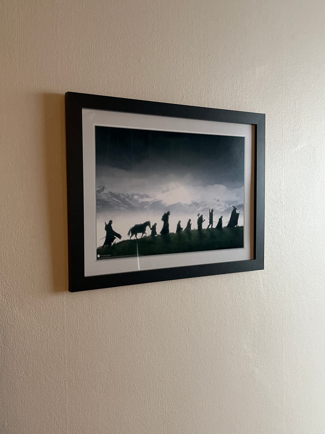 Customer photo review of Ringenes Herre Innrammet Bilde 30 x 40 cm Fellowship