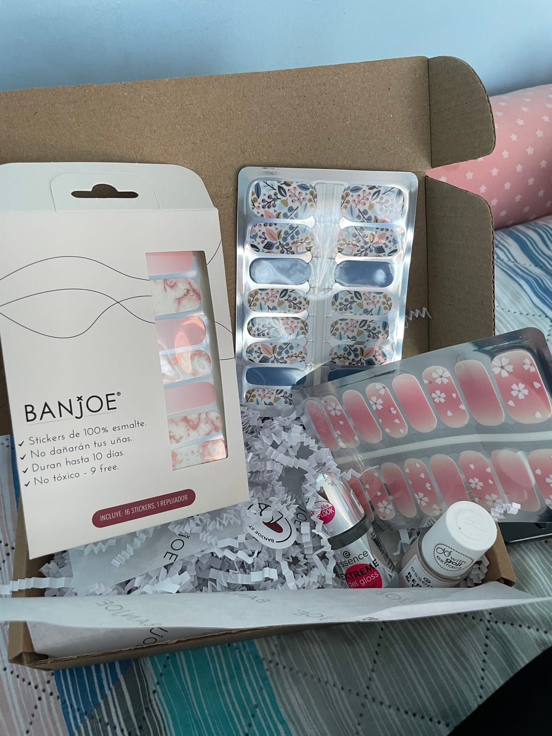 Customer photo review of Cherry Blossom | Stickers de Esmalte