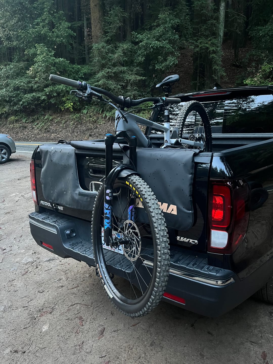 Customer photo review of Metallic Fox 38 Factory Fork Decal