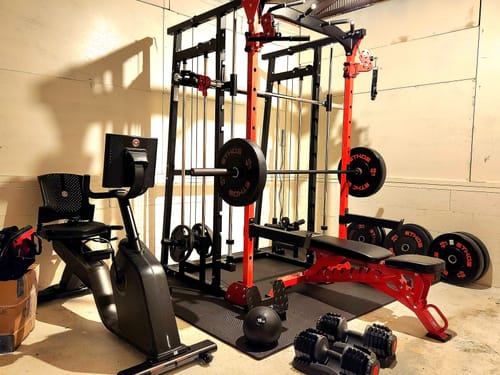 Customer photo review of Major Fitness SML07 All-In-One Home Gym Smith Machine