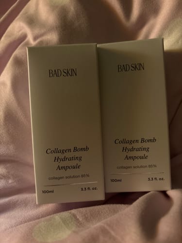 Customer photo review of Bad Skin™ Korean Collagen Bomb Hydrating Ampoule