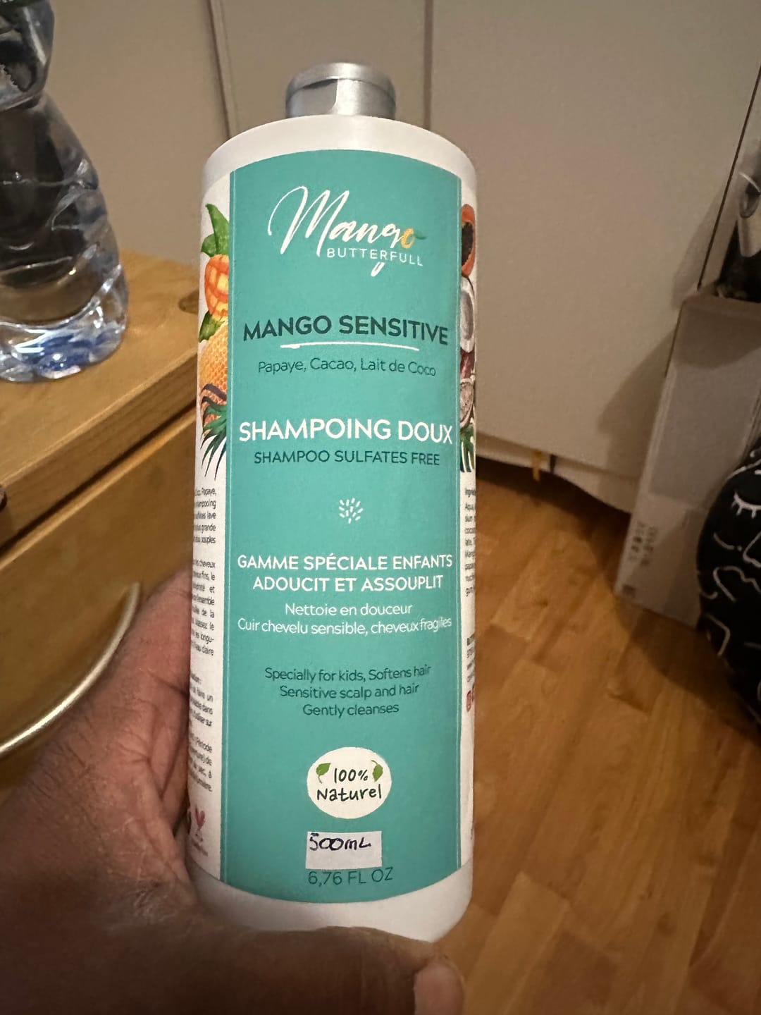 Customer photo review of Shampoing Doux SENSITIVE