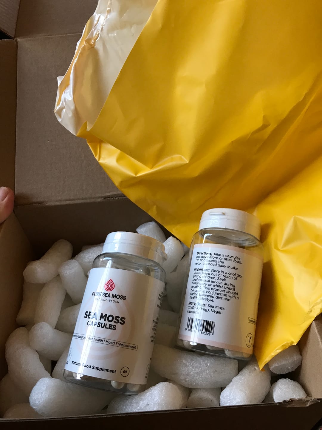 Customer photo review of Organic Sea Moss Capsules