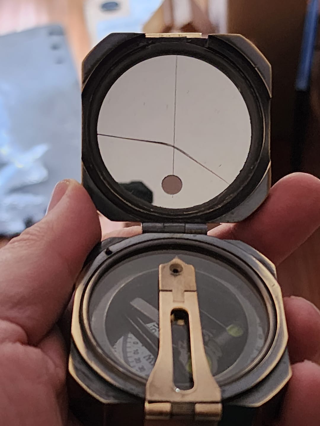 Customer photo review of Antique Finish Compass - Kelvin and Hughes 1917 Model