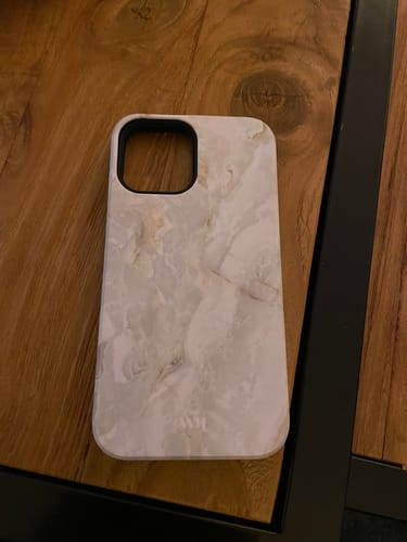 Customer photo review of Marble Off Whites - iPhone 12