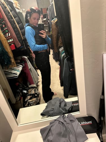 Customer photo review of Backroads Moto Jeans