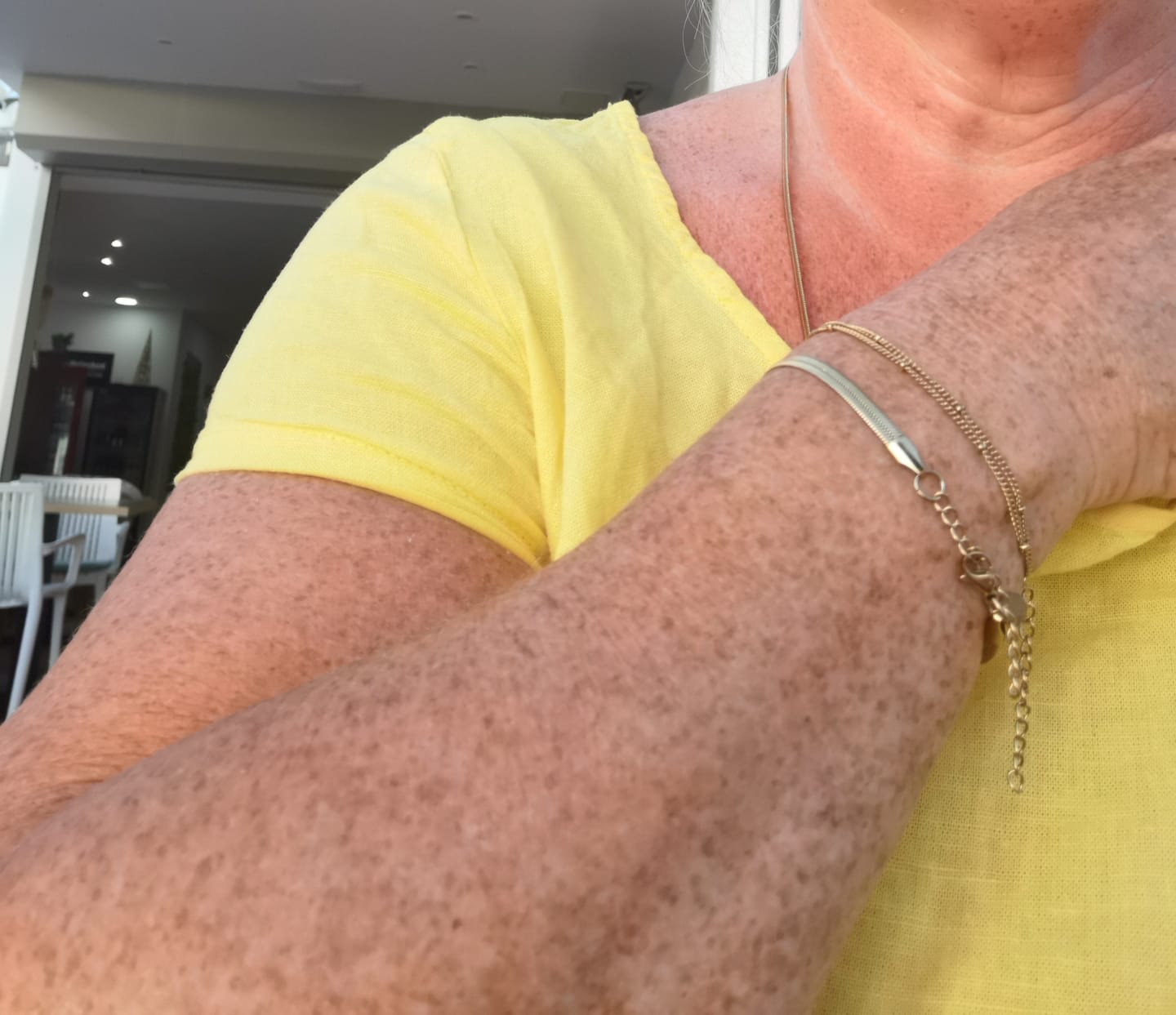 Customer photo review of Double Beaded Bracelet