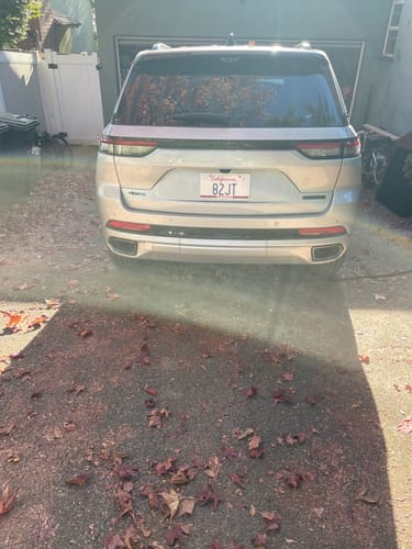 Customer photo review of CALIFORNIA VETERAN LICENSE PLATE 6"x12" (156.5mm x 305mm)