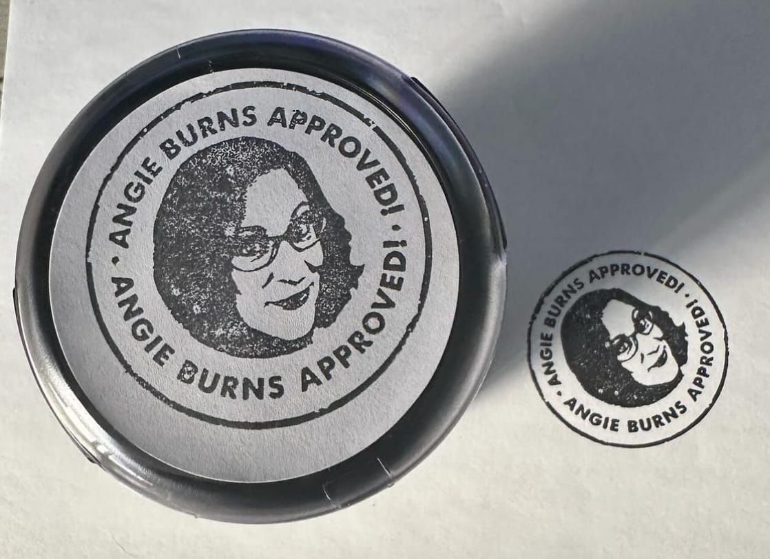 Customer photo review of Self-Inking Stamp