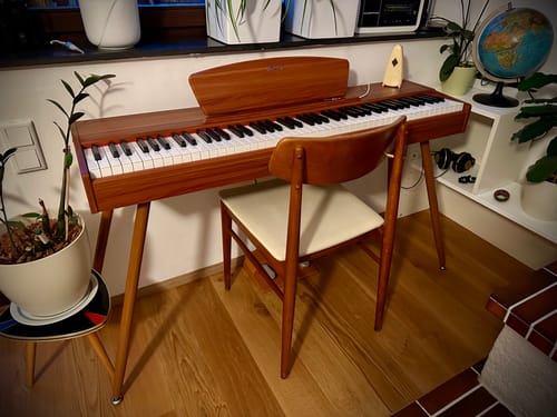 Customer photo review of Donner DDP-80 Digital-Piano für Zuhause 88 gewichtete Tasten & Stilvolles Holzdesign mit 3 Pedale