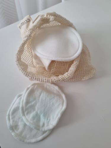 Customer photo review of פדים רב פעמיים לניקוי פנים + שקית כביסה