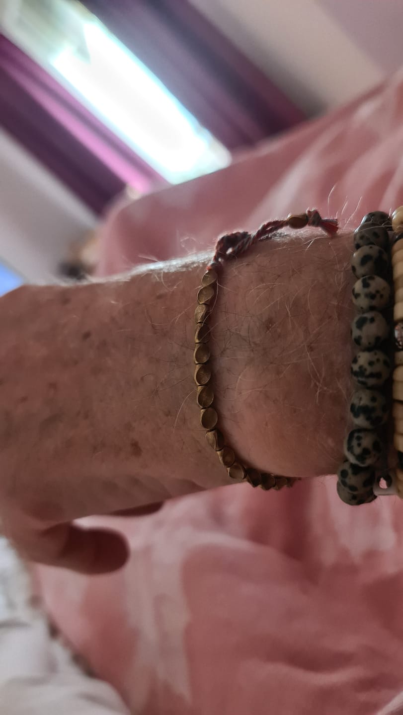 Customer photo review of Edles Tibetisches Glücksarmband