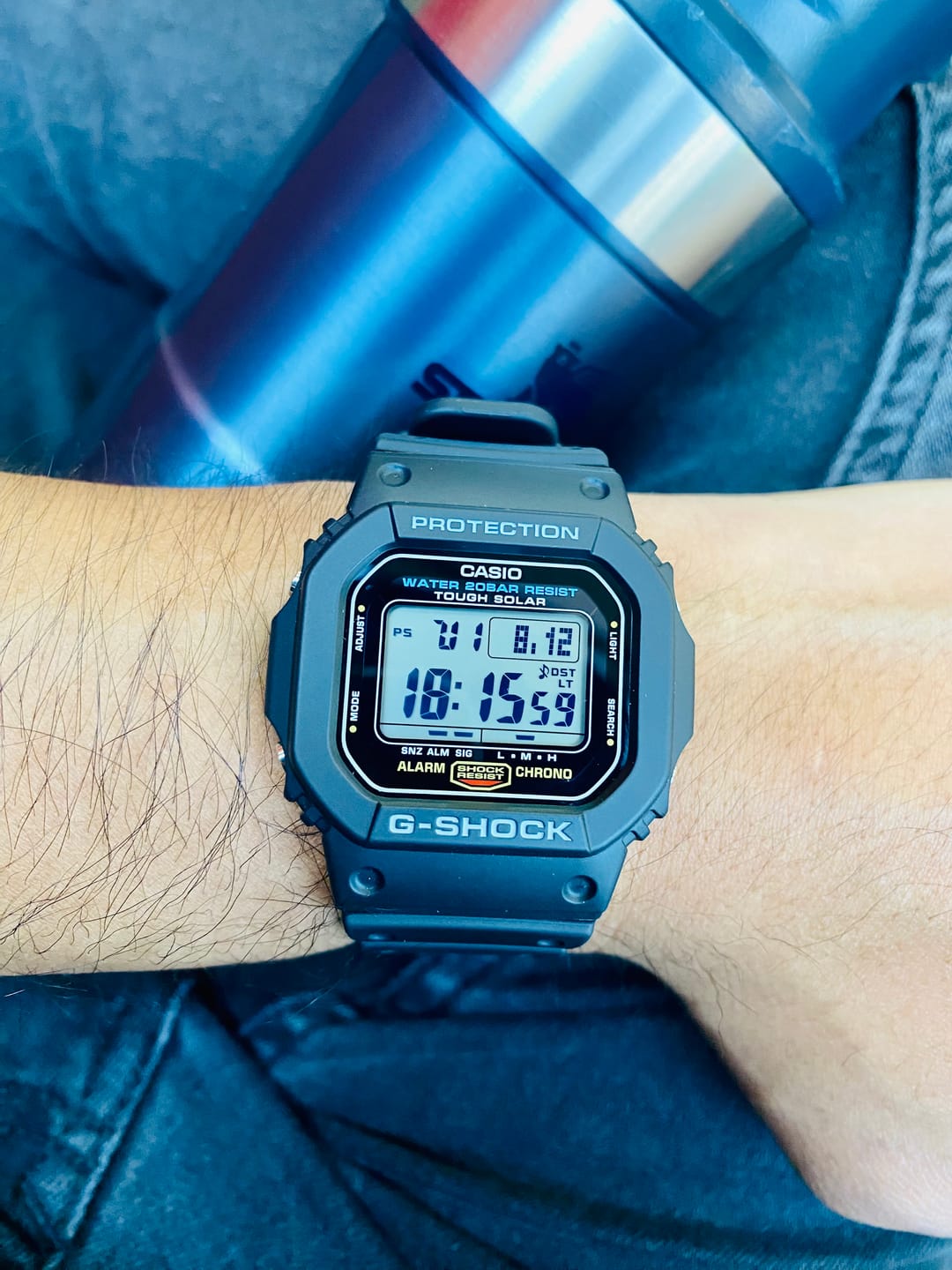 Customer photo review of Reloj Casio G-Shock Vintage G-5600UE-1 Tough Solar