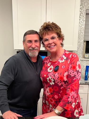 Customer photo review of ARDEN dress Flower Power Burgundy