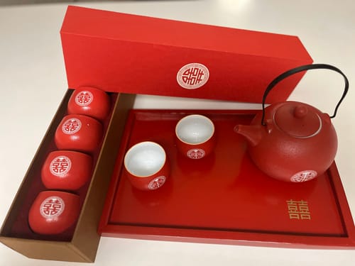 Customer photo review of Double Happiness Six Tea Cups Set