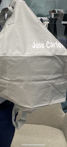 Customer photo review of Pack Bolsa MyBigBag y Neceser - Verde Empolvado y cremallera negra