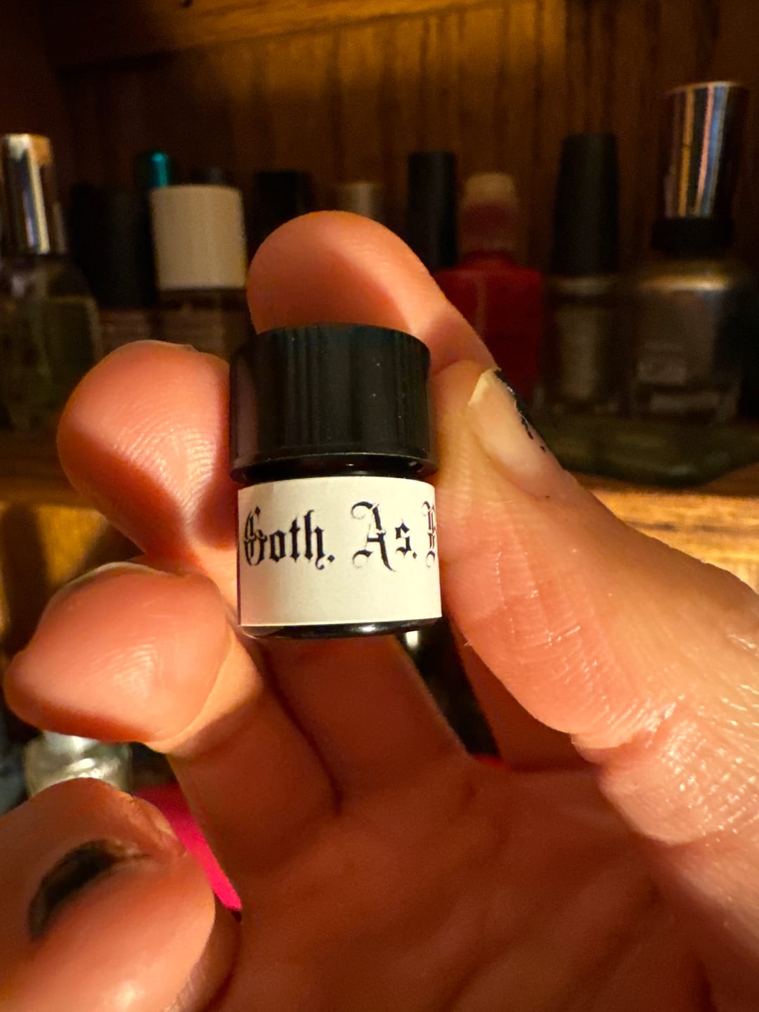 Customer photo review of Goth as Fuck