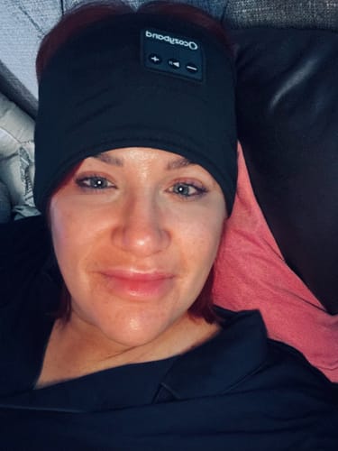 Customer photo review of CozyBand Wireless Headphones