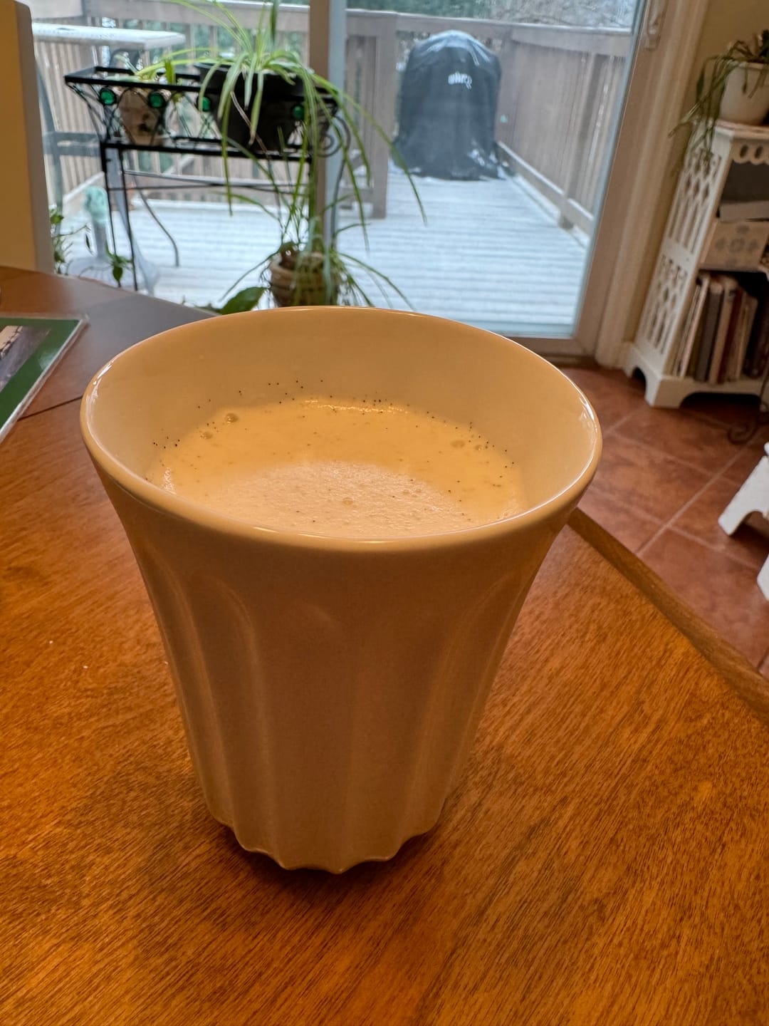 Customer photo review of Vanilla White Hot Chocolate Flakes