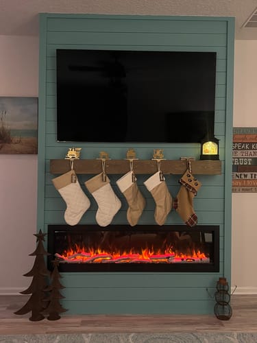 Customer photo review of Contemporary Mantels