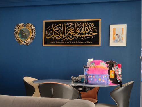 Customer photo review of Ready Stock - Frame Acrylic - Al Imran (22inch by 50nch)
