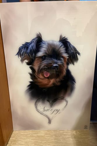 Customer photo review of Öl Pawtrait