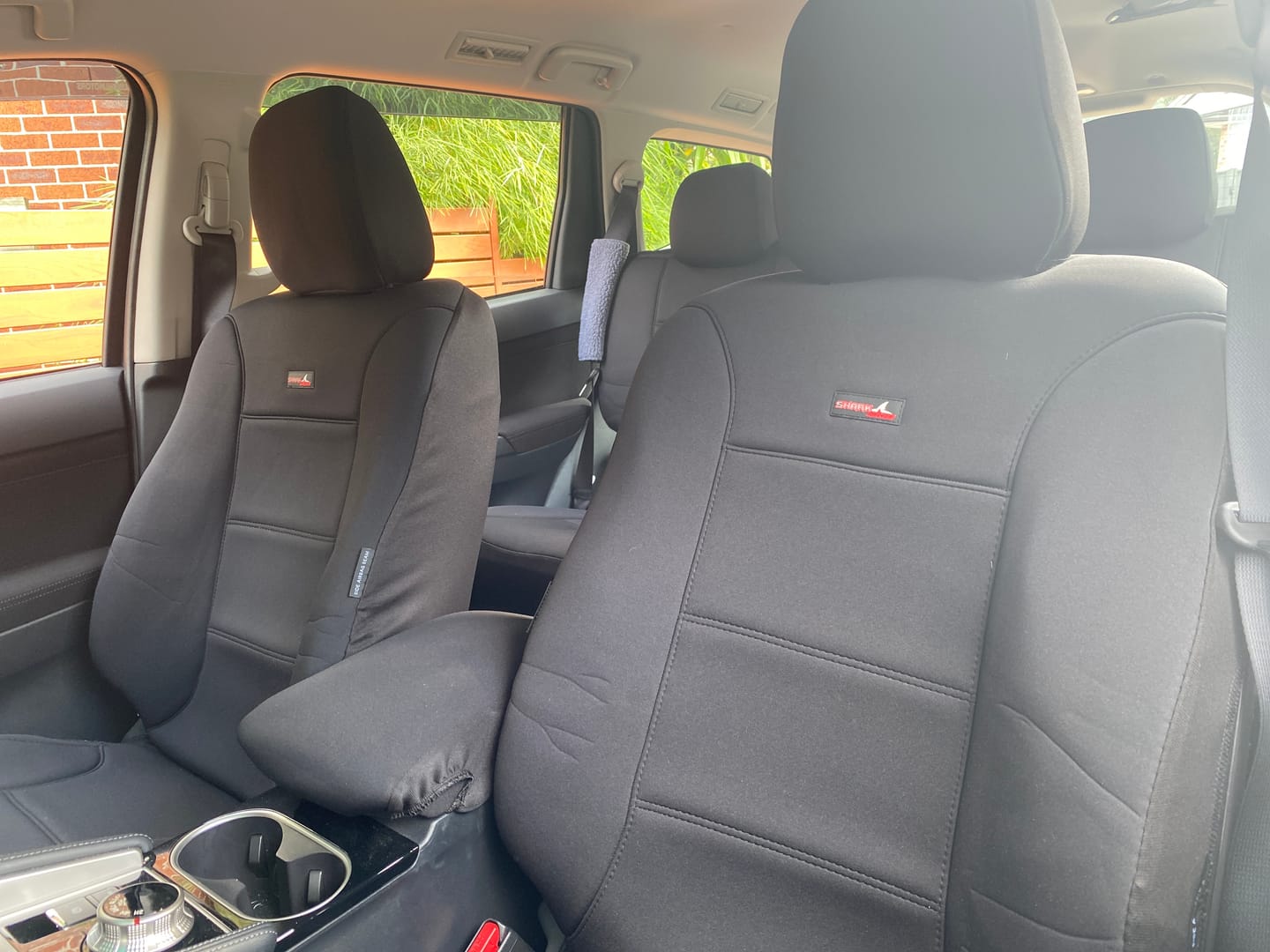 Customer photo review of Sharkskin Seat Covers for Mitsubishi Pajero Sport 5 Seater (10/2015-On)
