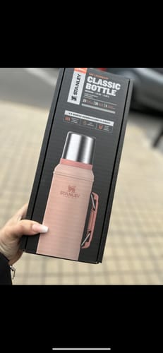 Customer photo review of TERMO STANLEY CLASSIC ROSADO| 950 ML