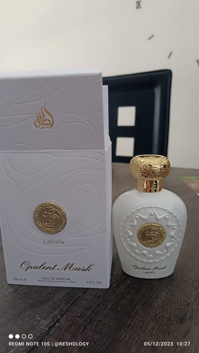 Customer photo review of Opulent Musc Lattafa Perfumes EDP 100ml