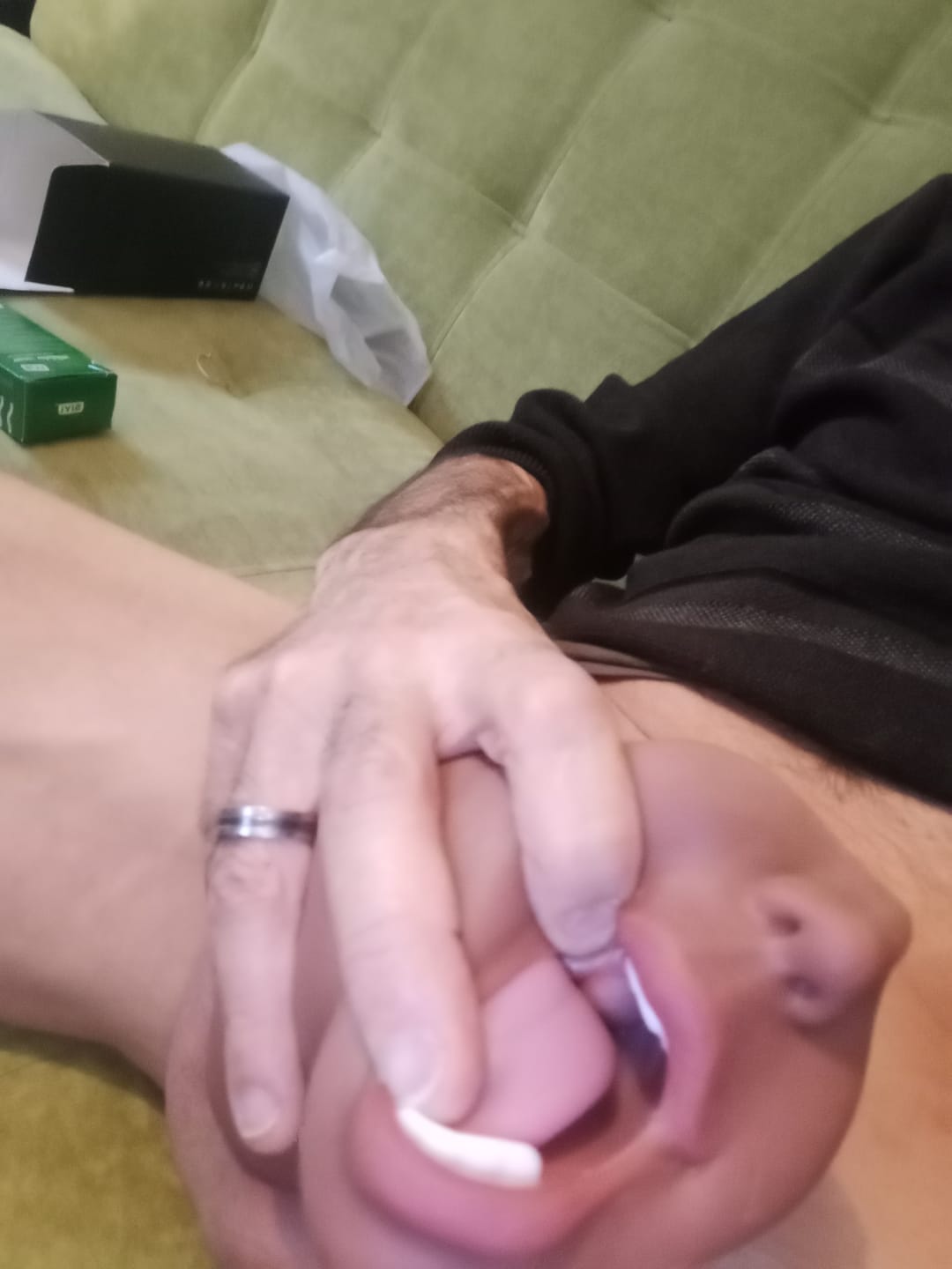 Customer photo review of Masturbateur Réaliste Bouche & Vagin & Anus Calandra