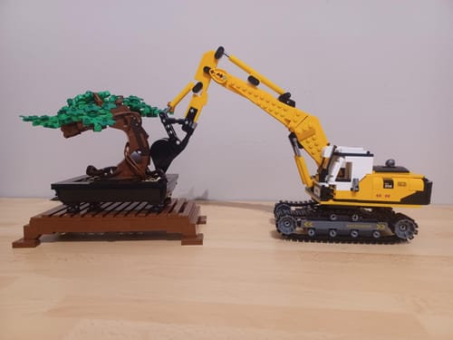 Customer photo review of Excavator 722pcs