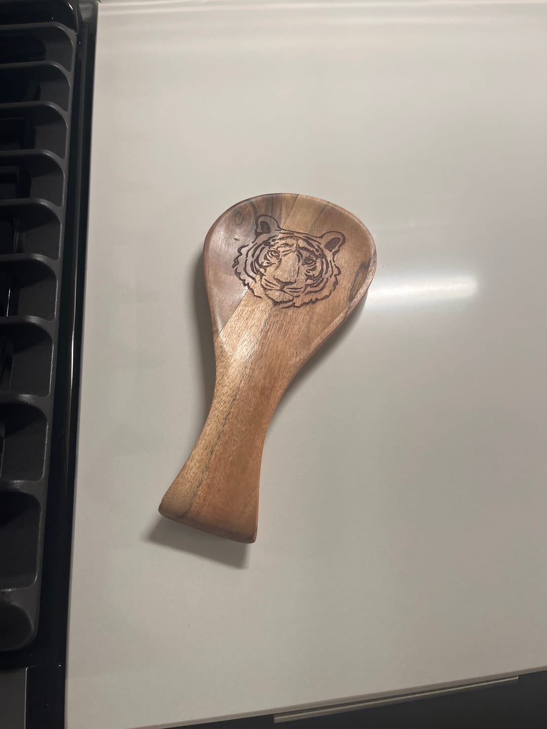 Customer photo review of Tiger Spoon Rest