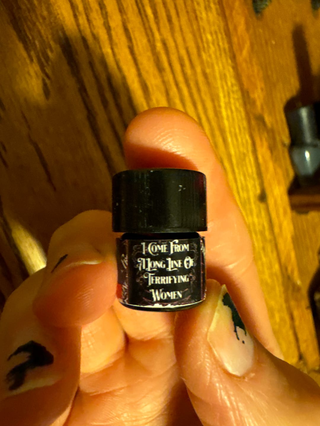 Customer photo review of I Come From a Long Line of Terrifying Women