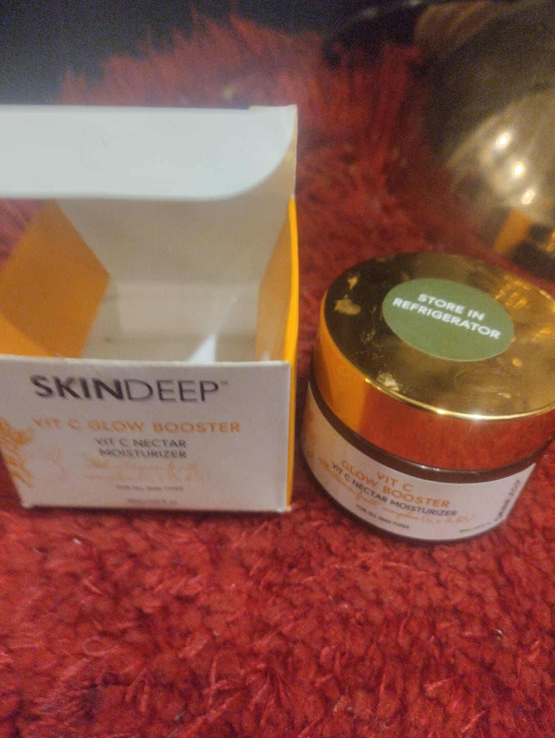 Customer photo review of VIT C GLOW BOOSTER - Vitamin Nectar Moisturizer