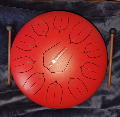 Customer photo review of Sonodrum Zungentrommel - "Standard" - Handgefertigt - 30cm - 11 Zungen - D-Dur