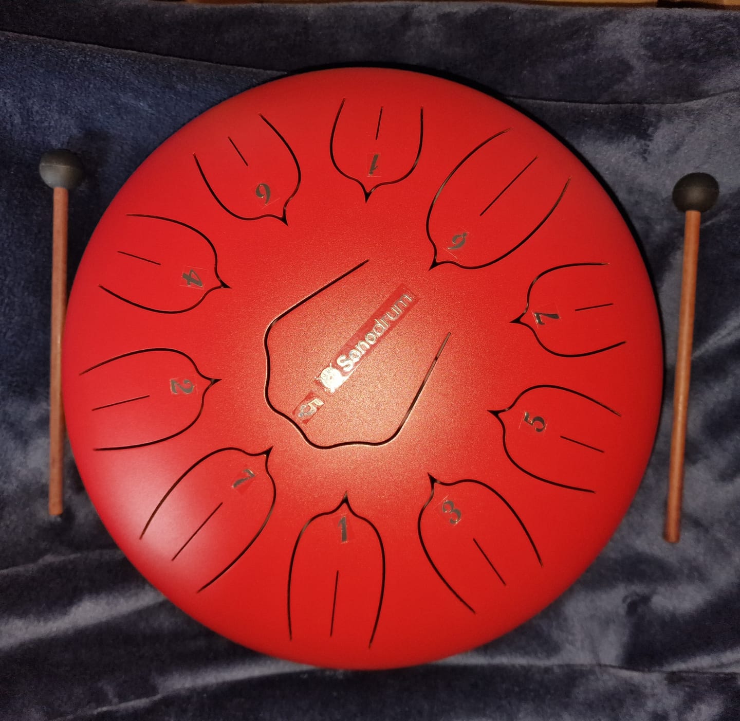 Customer photo review of Sonodrum Zungentrommel - "Standard" - Handgefertigt - 30cm - 11 Zungen - D-Dur